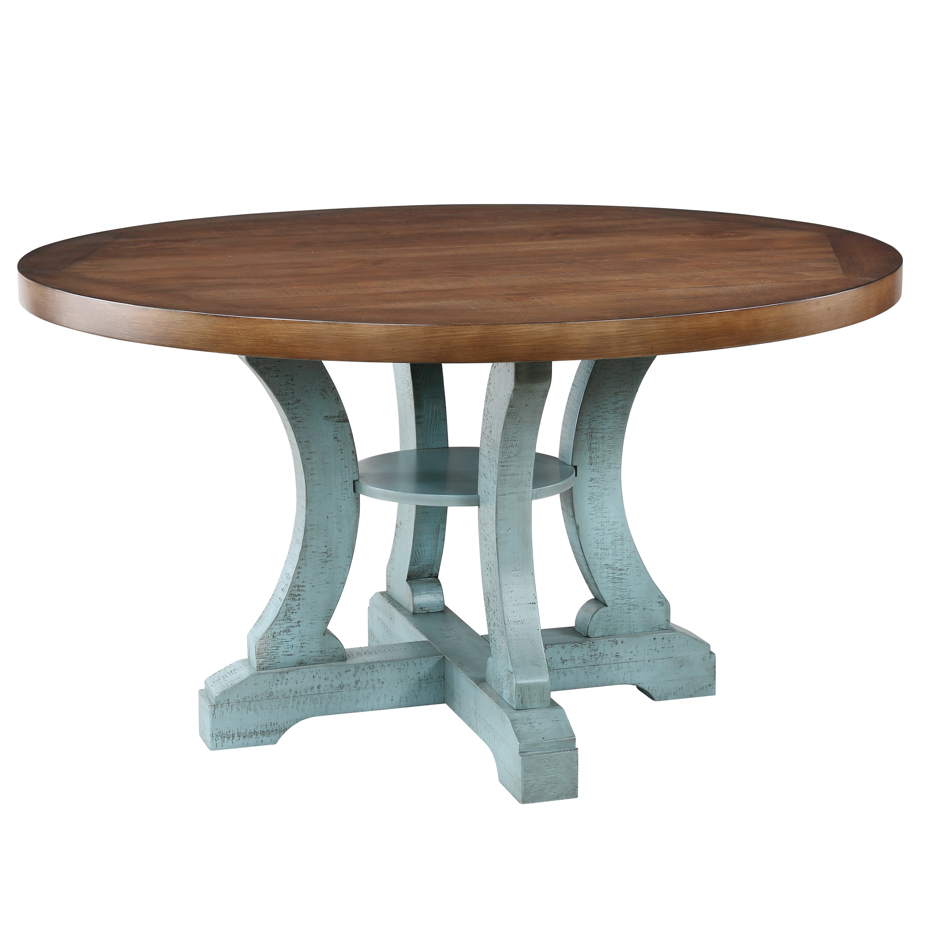 Free Shipping! Furniture of America Feli Round Dining Table Antique ...