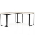 thumbnail image 1 of Furniture of America Fendry L-Desk with USB Plug, Antique White, 1 of 5