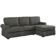 thumbnail image 1 of Furniture of America Fontina Transitional Fabric Right Facing Sectional in Gray, 1 of 6