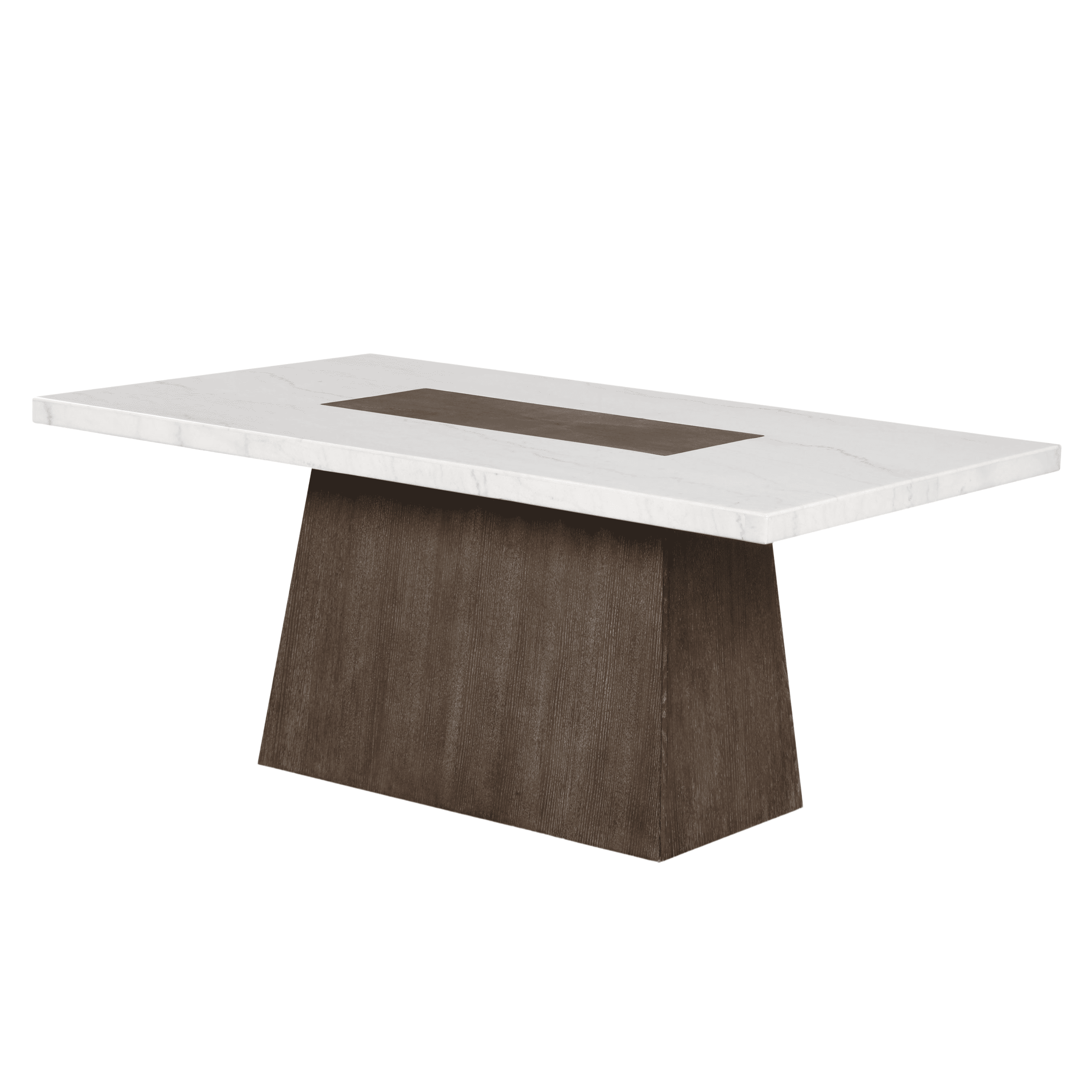 Furniture of America Garth 70" Rectangle Indoor Dining Table, Dark Walnut