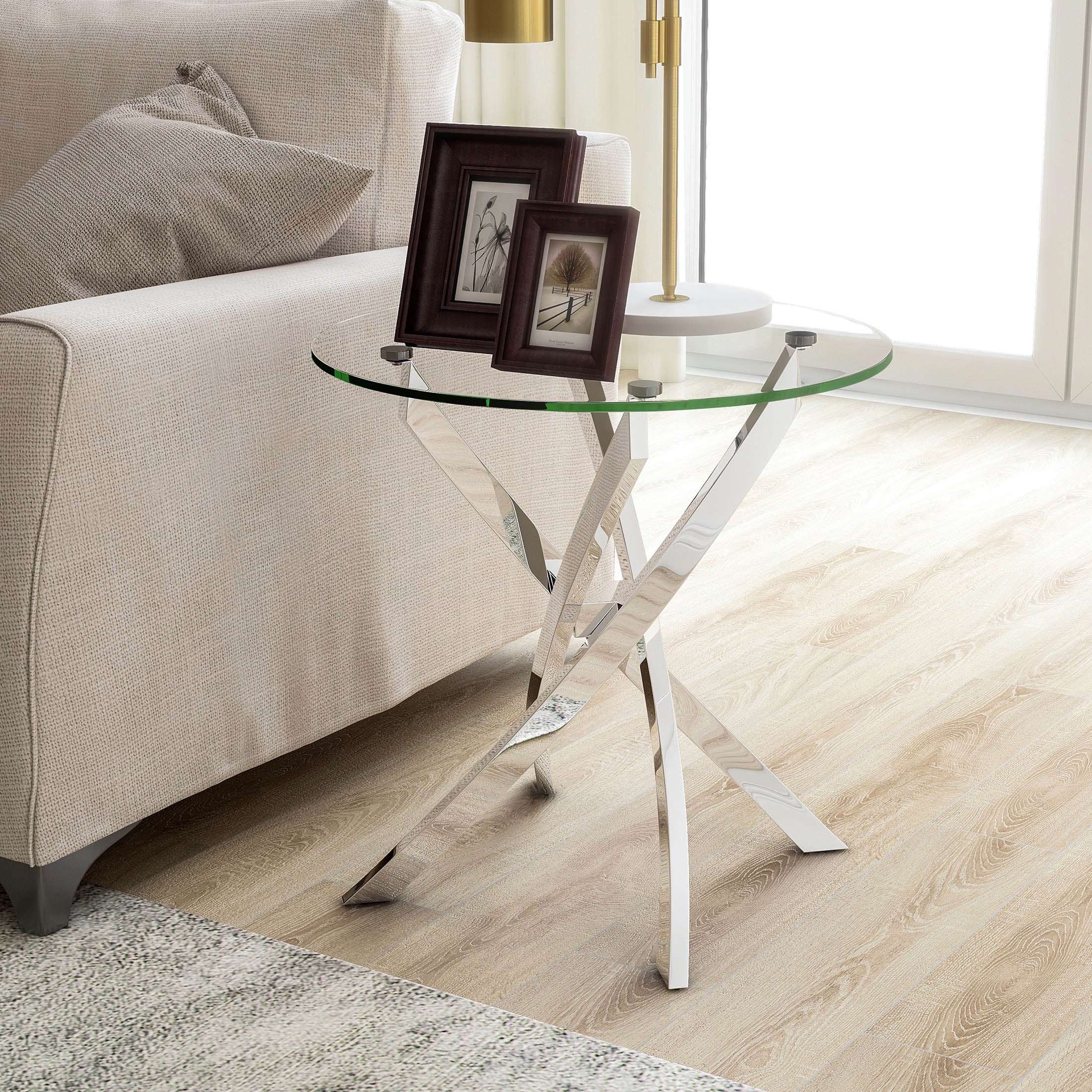 Chrome End Tables & Side Tables - Walmart.com