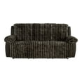 thumbnail image 1 of Furniture of America Gortier Transitional Fabric Adult Manual Reclining Sofa with USB, Brown, 1 of 8