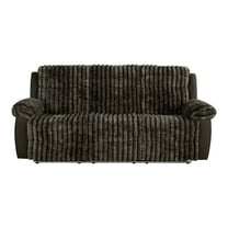 Furniture of America Gortier Transitional Fabric Adult Manual Reclining Sofa with USB, Brown