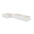 thumbnail image 1 of Furniture of America Gosney Cottage Wood Underbed Drawers in White (Set of 3), 1 of 3