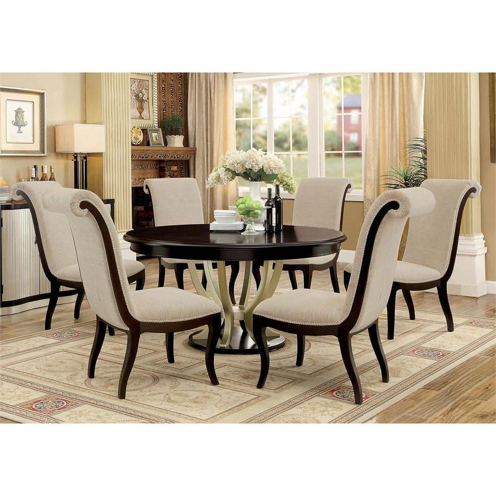 7 pc sale round dining set