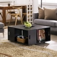 thumbnail image 1 of Furniture of America Jade Coffee Table with Casters, Espresso, 1 of 8