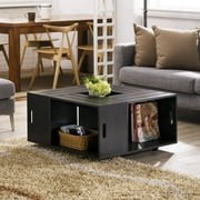 Furniture of America Jade Coffee Table with Casters, Espresso