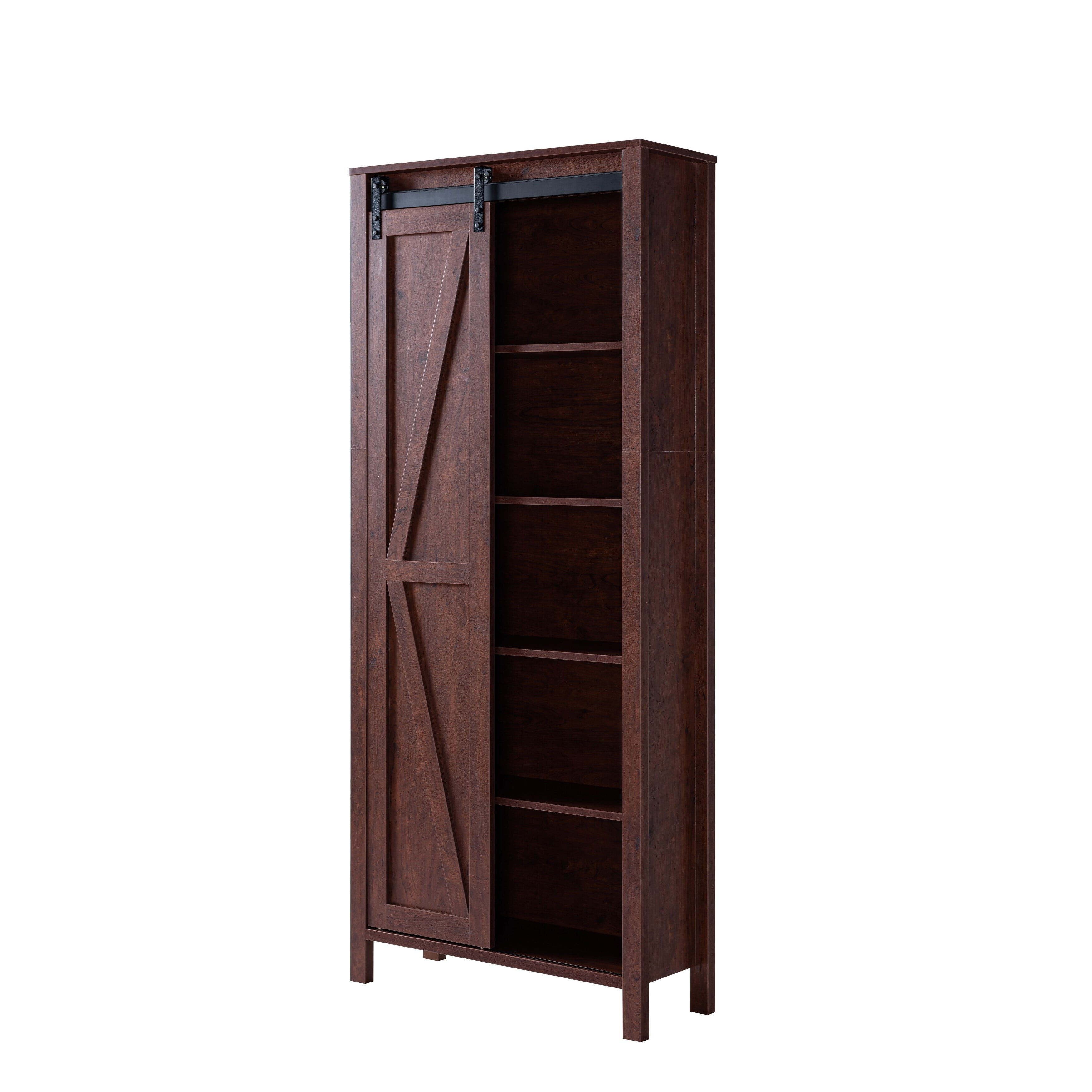 Sliding barn 2024 door bookcase walmart
