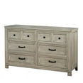 thumbnail image 1 of Furniture of America Jexter Transitional Wood 6-Drawer Dresser in Antique White, 1 of 6
