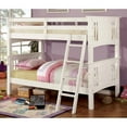 thumbnail image 1 of Furniture of America Jone Mission Inspired Slatted Panel Twin/Twin Bunk Bed, Apple Green, 1 of 1