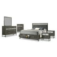 thumbnail image 1 of Furniture of America Joolen Wood Gray 6-Piece Full Bedroom Set, 1 of 8