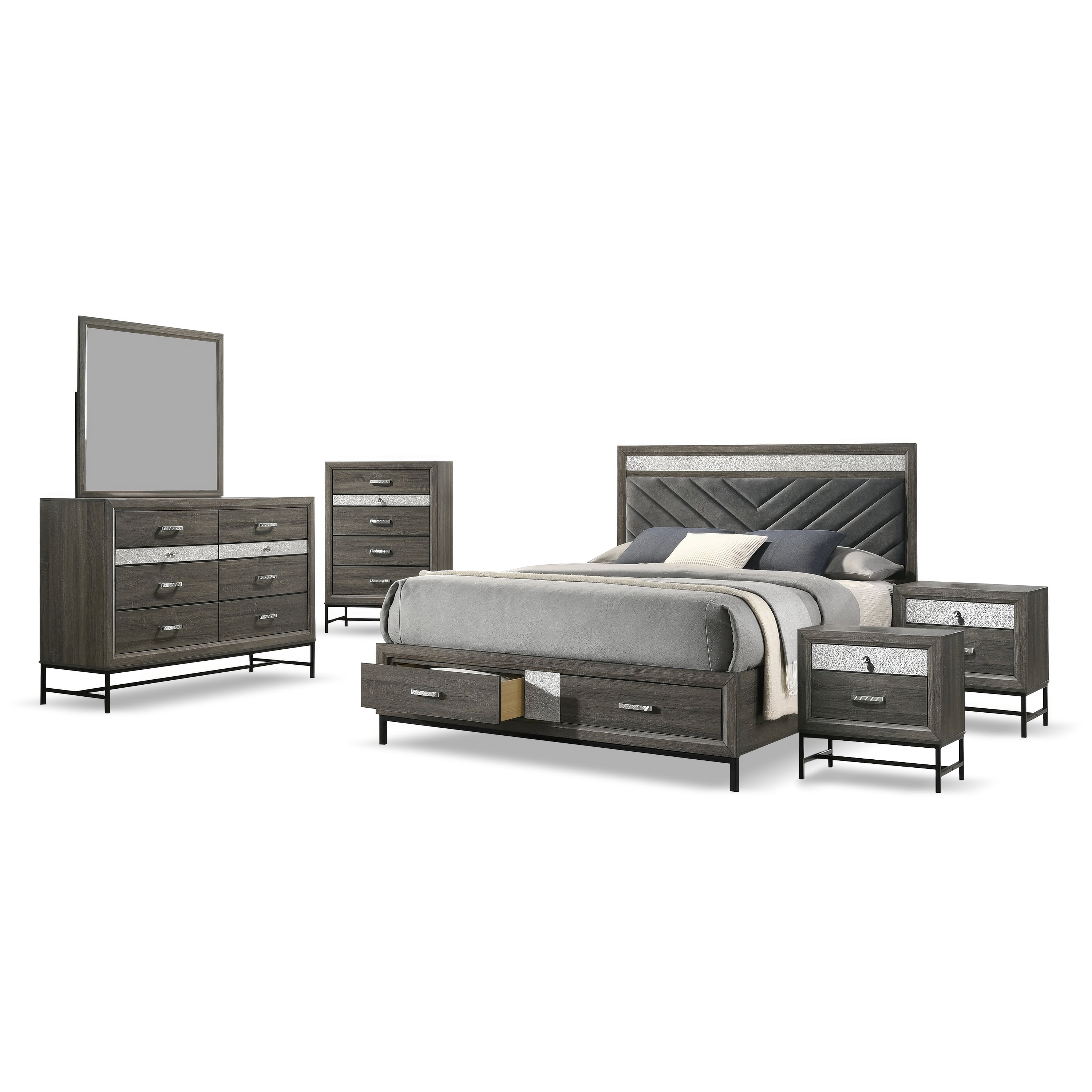6 Piece Queen Bedroom Setnull