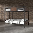 thumbnail image 1 of Furniture of America  Jown Industrial Black Metal Bunk Bed Full, 1 of 5