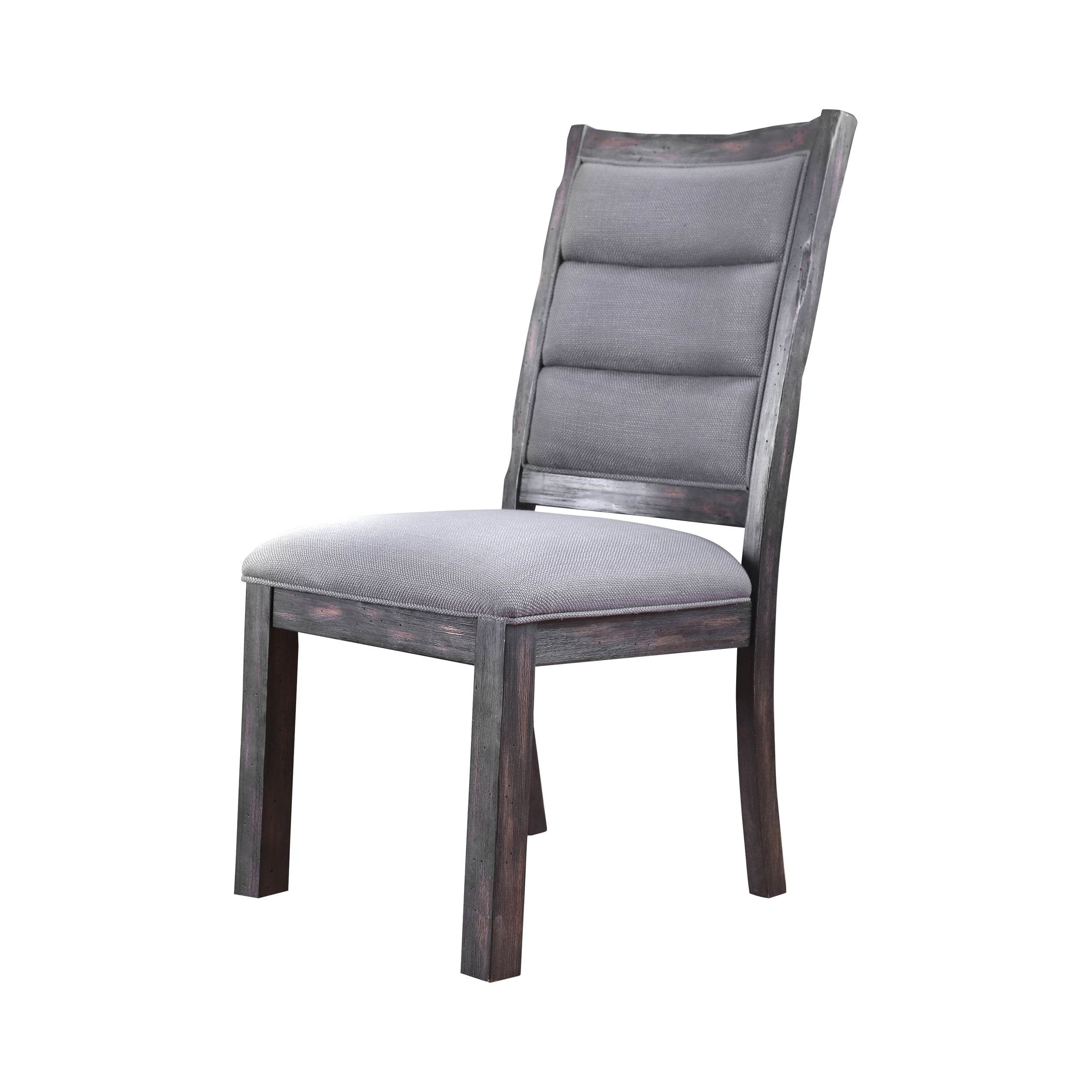 Furniture of America Kadin Padded Dining Chairs Set of 2, Gray