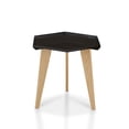 thumbnail image 1 of Furniture of America Keln Contemporary 19-inch Metal Geometric Side Table by  Black, 1 of 5