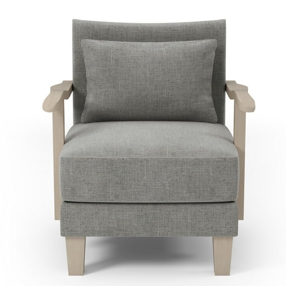 Furniture of America Khari Contemporary Upholstered Accent Chair, Gray