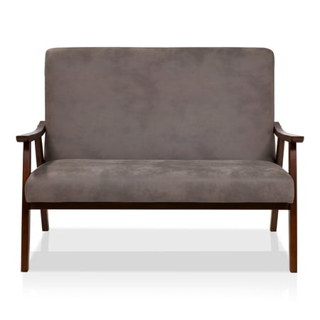 Furniture of America Kikee Loveseat, Brown