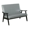 thumbnail image 1 of Furniture of America Kikee Loveseat, Light Gray, 1 of 4