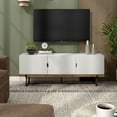 thumbnail image 1 of Furniture of America Kono Contemporary Television Stand for TV's up to 65", White Pure, 1 of 18