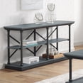 thumbnail image 1 of Furniture of America Laem 2-Shelf Console Table, Antique Blue, 1 of 5
