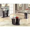 thumbnail image 1 of furniture of america lantler glass top console table in gray, 1 of 3