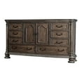 thumbnail image 1 of Furniture of America Leo Wood 8-Drawer Dresser in Rustic Natural Tone, 1 of 5