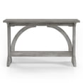 thumbnail image 1 of Furniture of America Linx Rustic Wood Rectangle Console Table in Gray Oak, 1 of 8