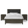 thumbnail image 1 of Furniture of America Livorn 3-Piece Gray Wood Bedroom Set - Full + 2 Nightstands, 1 of 7