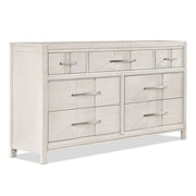 Furniture of America Lowell Adult Transitional 7-Drawer Dresser, White