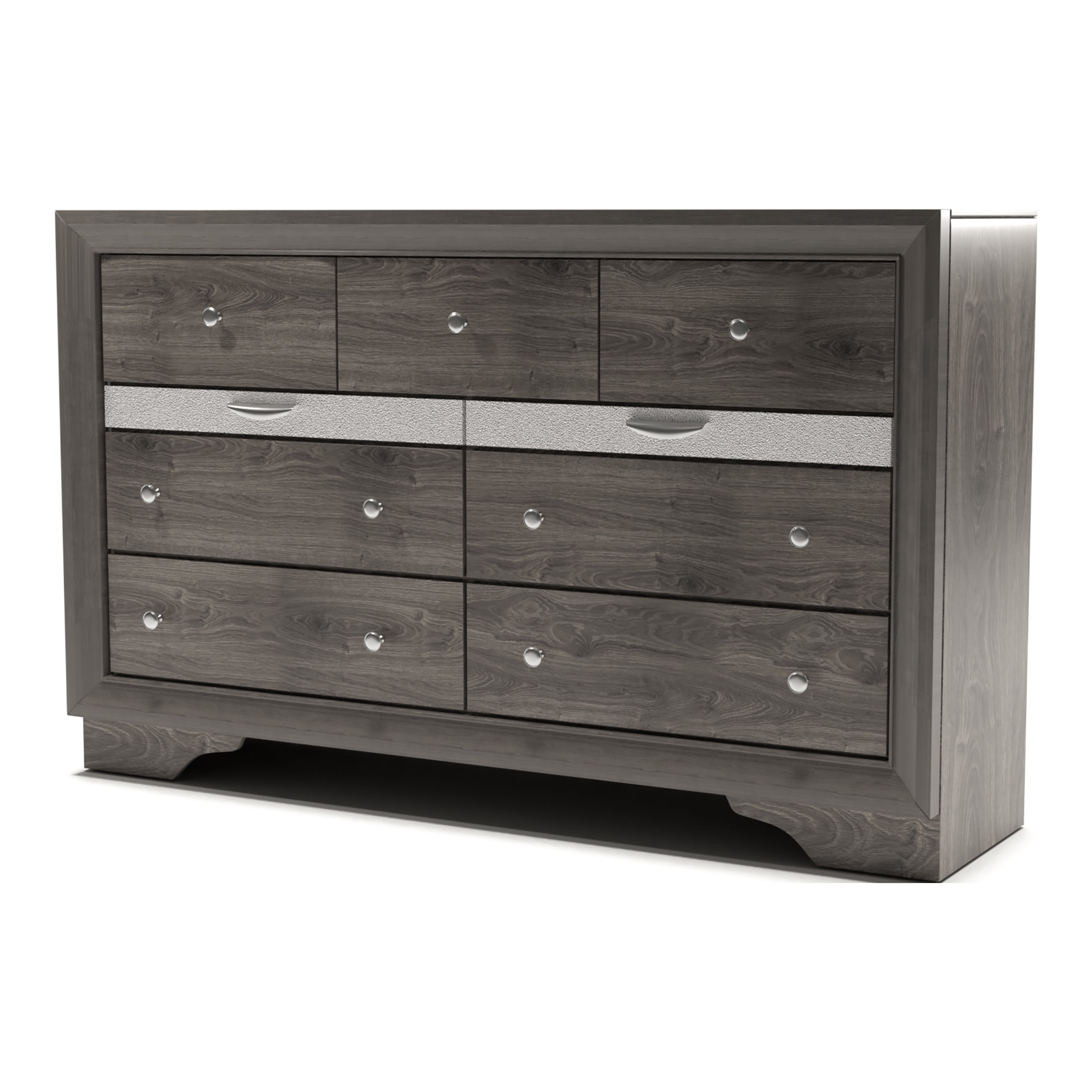 Furniture of America Lubbock 9-Drawer Gray Dresser - Walmart.com