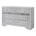 thumbnail image 1 of Furniture of America Lubbock Adult Modern 9-Drawer Dresser, White, 1 of 6