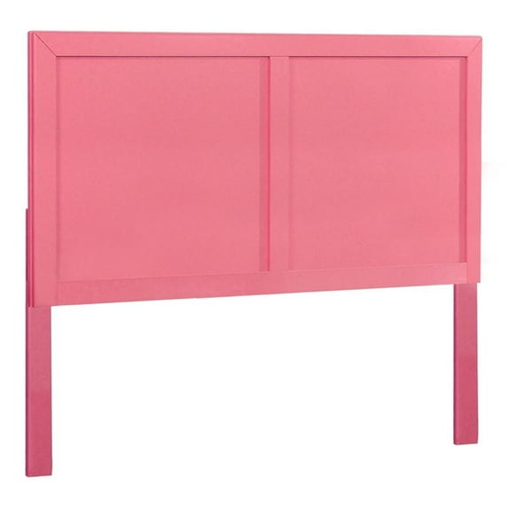 Furniture of America Lupin Wood Full-Queen Headboard in Raspberry Pink