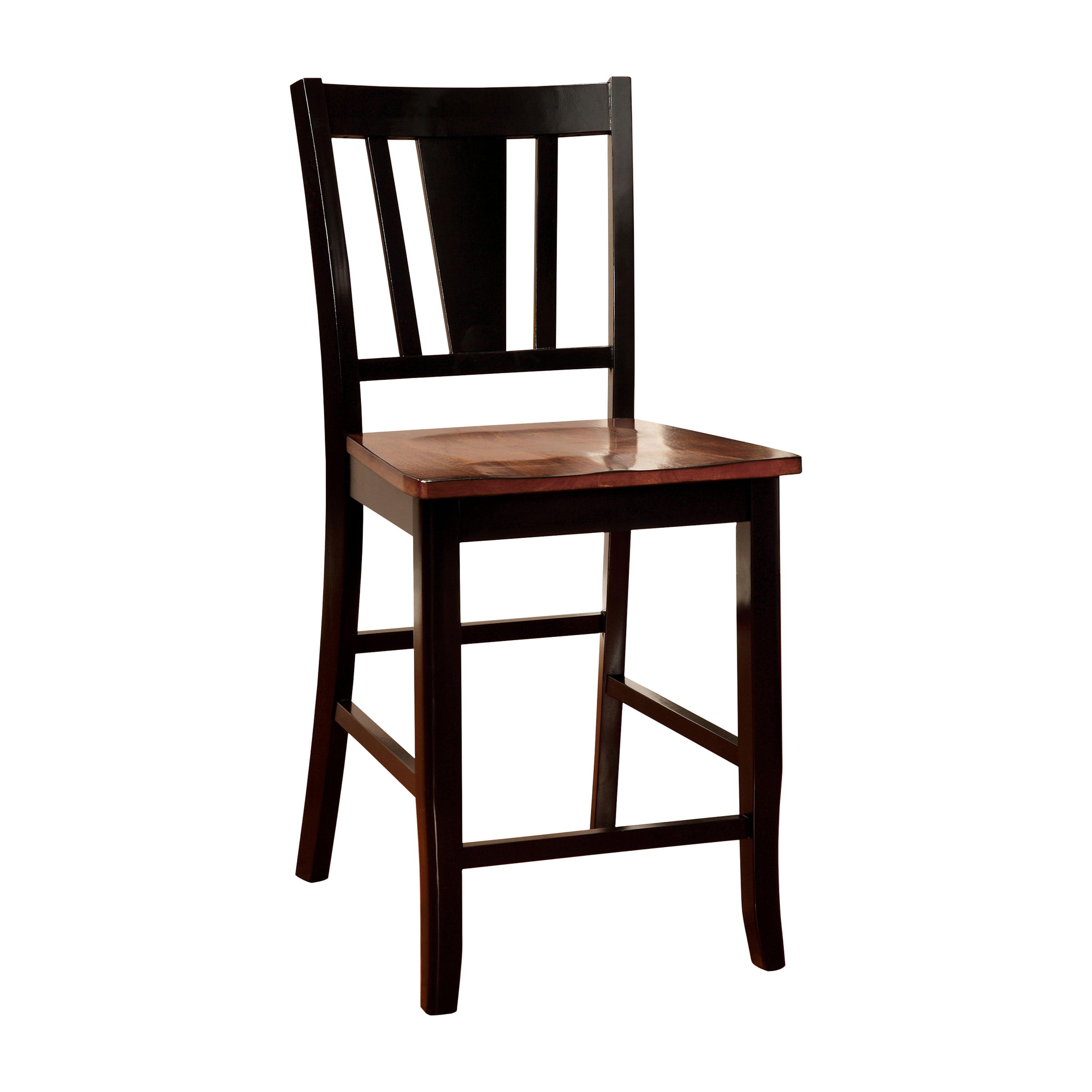Furniture of America Lutz Armless Counter Height Chairs Set of 2