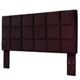 thumbnail image 1 of Furniture of America Maderira Flannelette Headboard, Full/Queen, Purple, 1 of 4
