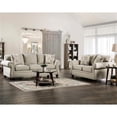 thumbnail image 1 of Furniture of America Maggi Transitional Fabric 2-Piece Sofa Set in Cream, 1 of 7