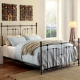 thumbnail image 1 of Furniture of America Marco Panel Bed, Eastern King, Powder Coated Black, 1 of 3