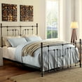 thumbnail image 1 of Furniture of America Marco Panel Bed, Queen, Powder Coated Black, 1 of 3