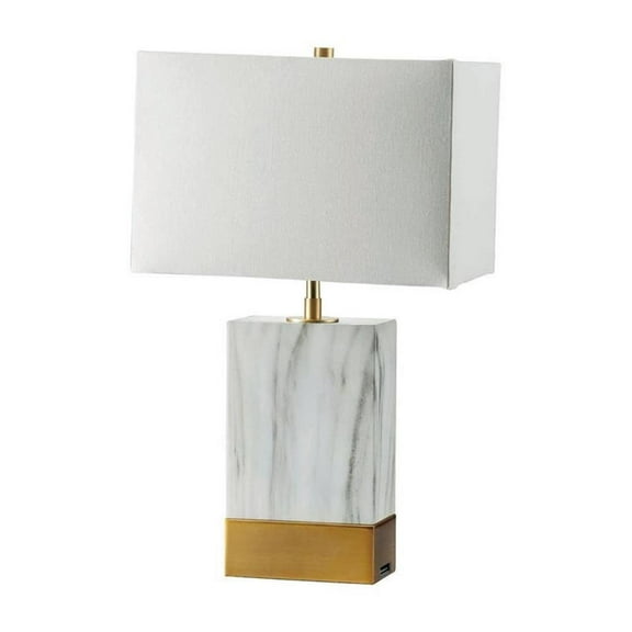 Furniture of America Marisa Contemporary Metal Table Lamp in Gold