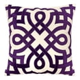 thumbnail image 1 of Furniture of America Martha Fabric Throw Pillows in Beige and Purple (Set of 2), 1 of 4