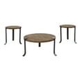 thumbnail image 1 of Furniture of America Marwell Wood 3-Piece Coffee Table Set in Natural, 1 of 8