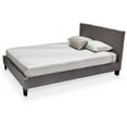 thumbnail image 1 of Furniture of America Mellie Fabric Bed, California King, Gray, 1 of 6