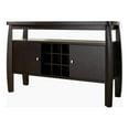 thumbnail image 1 of Furniture of America Mendota Wood Buffet Table with Wine Rack in Espresso, 1 of 4