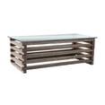 thumbnail image 1 of Furniture of America Merridin Transitional Solid Wood Coffee Table in Gray, 1 of 4