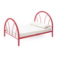 thumbnail image 1 of Furniture of America Miko Contemporary Metal Platform Bed, Full, Red, 1 of 5