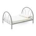 thumbnail image 1 of Furniture of America Miko Mattress Ready Metal Silver Full Kids Bed, 1 of 6