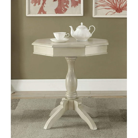Furniture of America Milah Octagon Accent Table, Multiple Colors