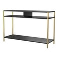 thumbnail image 1 of Furniture of America Mirah Contemporary Metal 3-Shelf Console Table in Black, 1 of 5