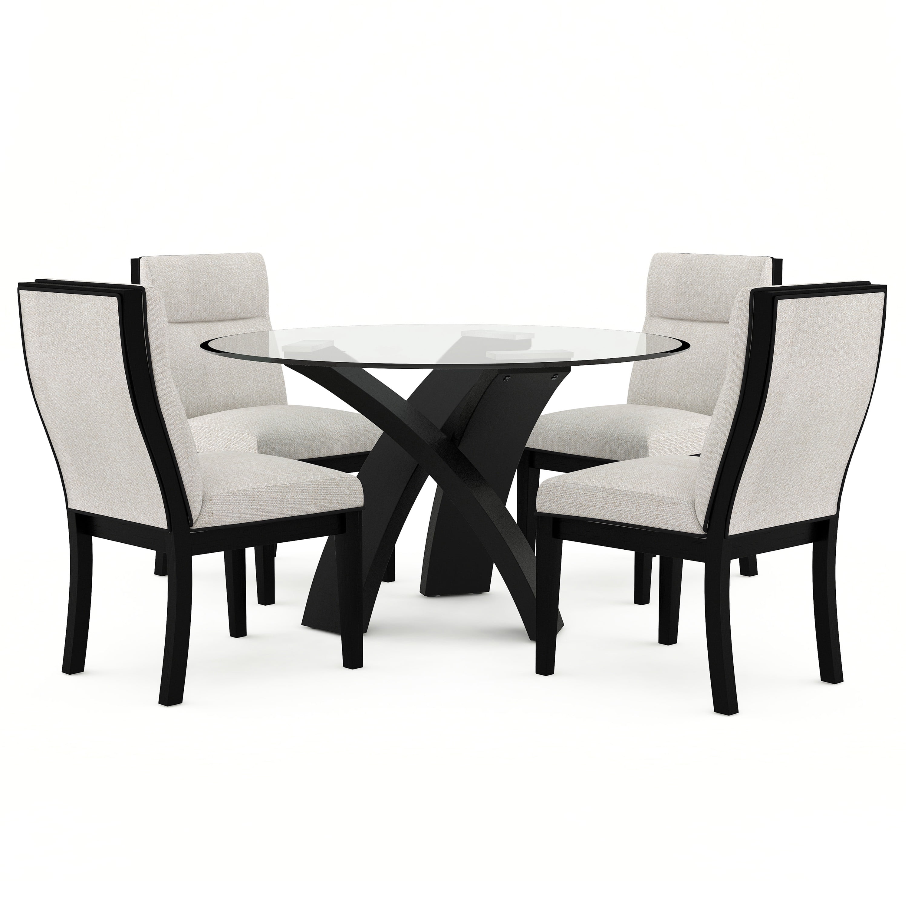 Brinn 5 Piece Round Dining Set