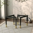 thumbnail image 1 of Furniture of America Modu Solid Wood Black Coffee Table Base Legs (Set of 2), 1 of 19