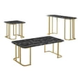 thumbnail image 1 of Furniture of America Musel 3-Piece Coffee Table Set, Black, 1 of 8